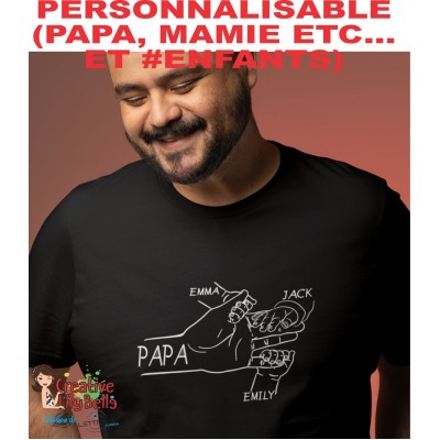HAND T-SHIRT (YOUR CHOICE) CHILDREN TS4614 Father's Day